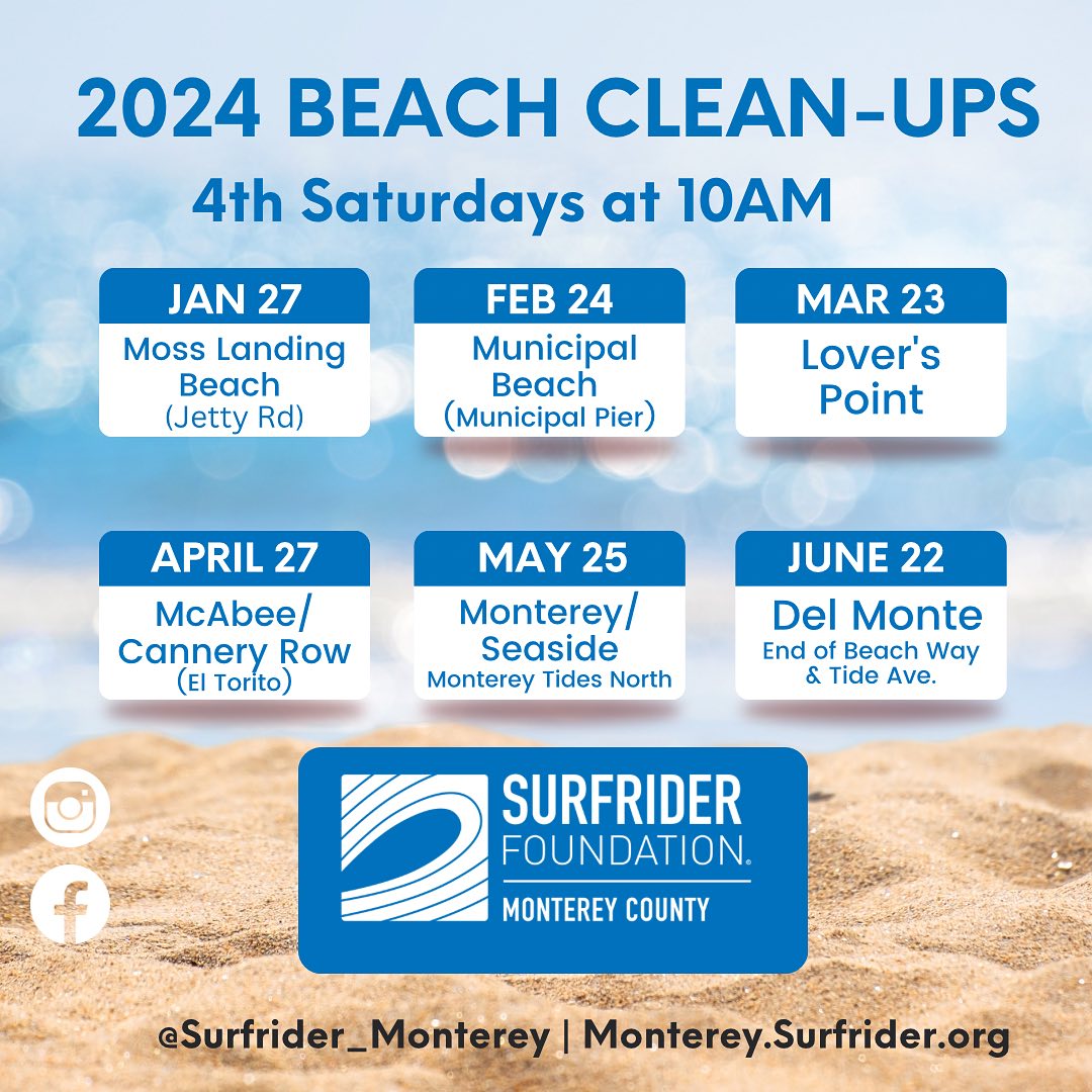 Monterey Volunteer   2024 Surfrider Beach Cleanup Part 1 1 